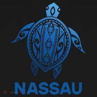 Nassau Bahamas Tribal Tattoo Blue Sea Turtle Souvenirs Women's Hoodie thumb 2