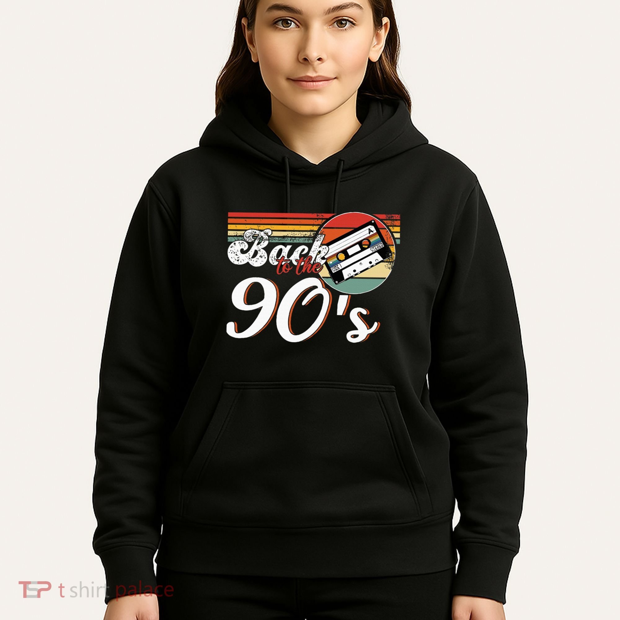 Nineties Back To The 90s Retro Cassette 90S Hoodie