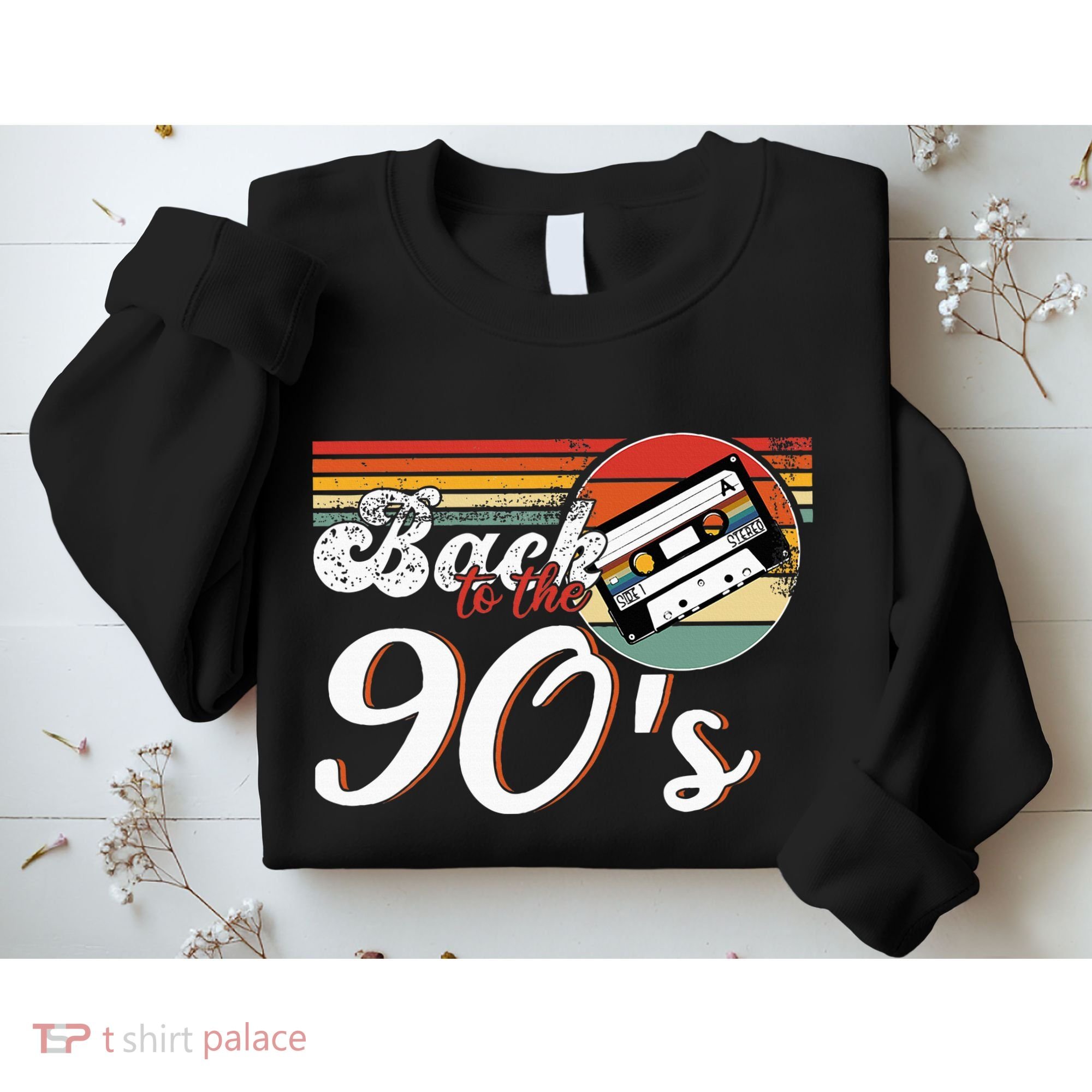 Nineties Back To The 90s Retro Cassette 90S Sweatshirt