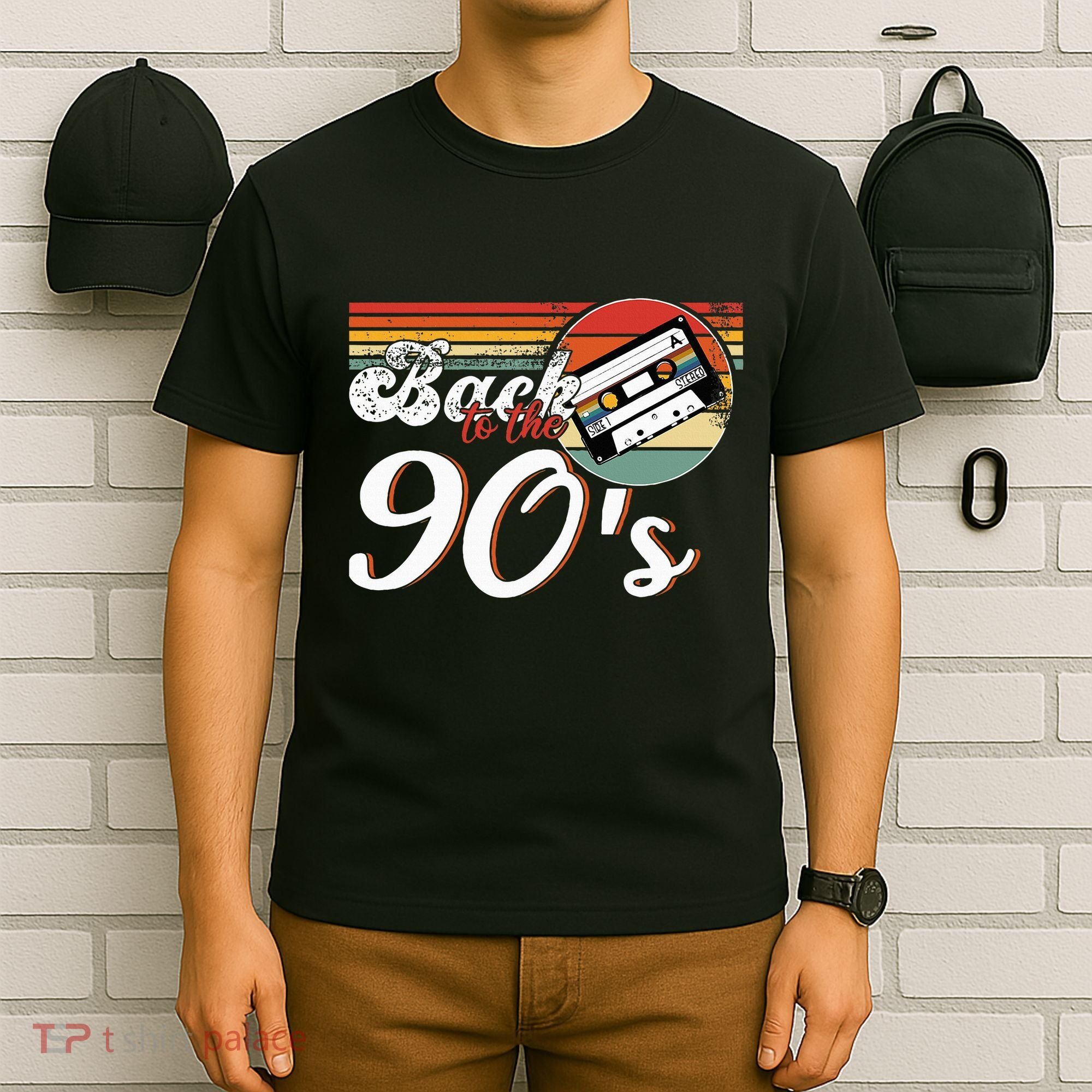 Nineties Back To The 90s Retro Cassette 90S T-Shirt