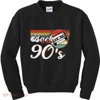 Nineties Back To The 90s Retro Cassette 90S Kids Sweatshirt thumb 0