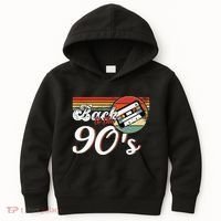 Nineties Back To The 90s Retro Cassette 90S Kids Hoodie thumb 0