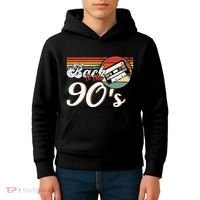 Nineties Back To The 90s Retro Cassette 90S Kids Hoodie thumb 4