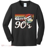 Nineties Back To The 90s Retro Cassette 90S Kids Long Sleeve Shirt thumb 0