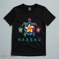 Nassau Bahamas Tribal Tie Dye Sea Turtle T-Shirt thumb 5