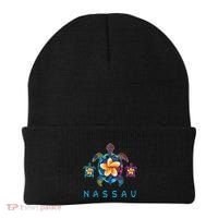 Nassau Bahamas Tribal Tie Dye Sea Turtle Beanie thumb 0