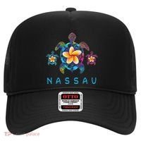 Nassau Bahamas Tribal Tie Dye Sea Turtle Hat thumb 0