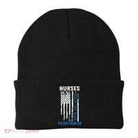 Nurses Back The Blue I've Got Your Six Meaningful Gift Beanie thumb 0