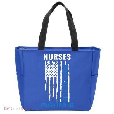 Nurses Back The Blue I've Got Your Six Meaningful Gift Tote Bag