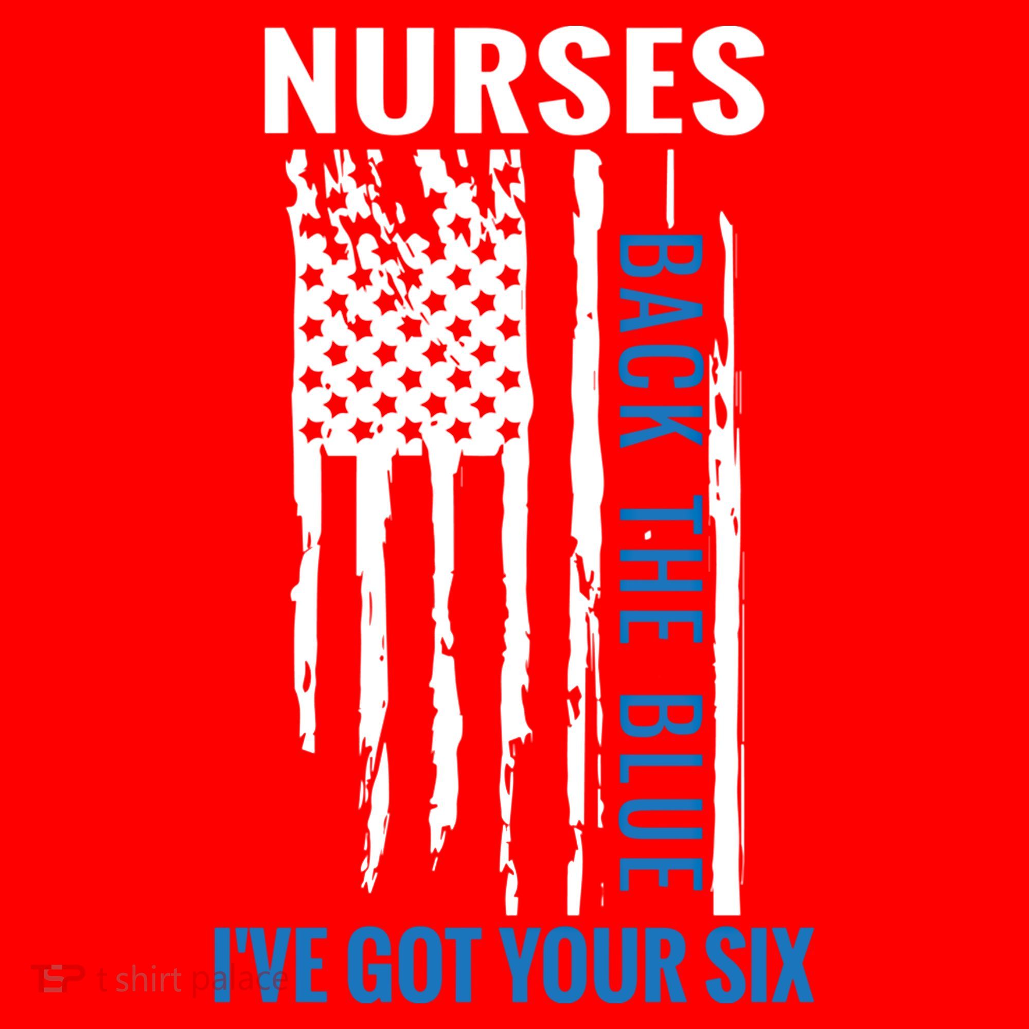 Nurses Back The Blue I've Got Your Six Meaningful Gift Santa Hat