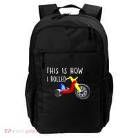 Nostalgic Big Tricycle Wheel This Is How I Rolled 70s 80s Premium Backpack thumb 0
