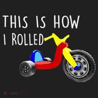 Nostalgic Big Tricycle Wheel This Is How I Rolled 70s 80s Premium Tumbler thumb 3