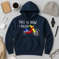 Nostalgic Big Tricycle Wheel This Is How I Rolled 70s 80s Premium Hoodie thumb 3