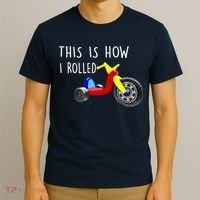 Nostalgic Big Tricycle Wheel This Is How I Rolled 70s 80s Premium T-Shirt thumb 3