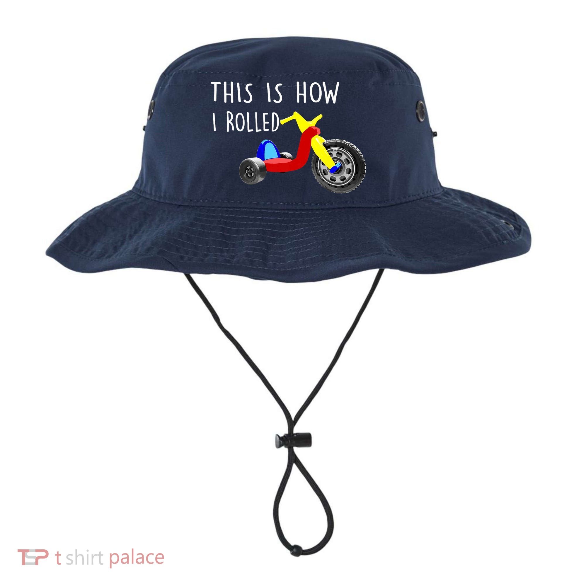 Nostalgic Big Tricycle Wheel This Is How I Rolled 70s 80s Premium Bucket Hat
