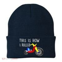 Nostalgic Big Tricycle Wheel This Is How I Rolled 70s 80s Premium Beanie thumb 0