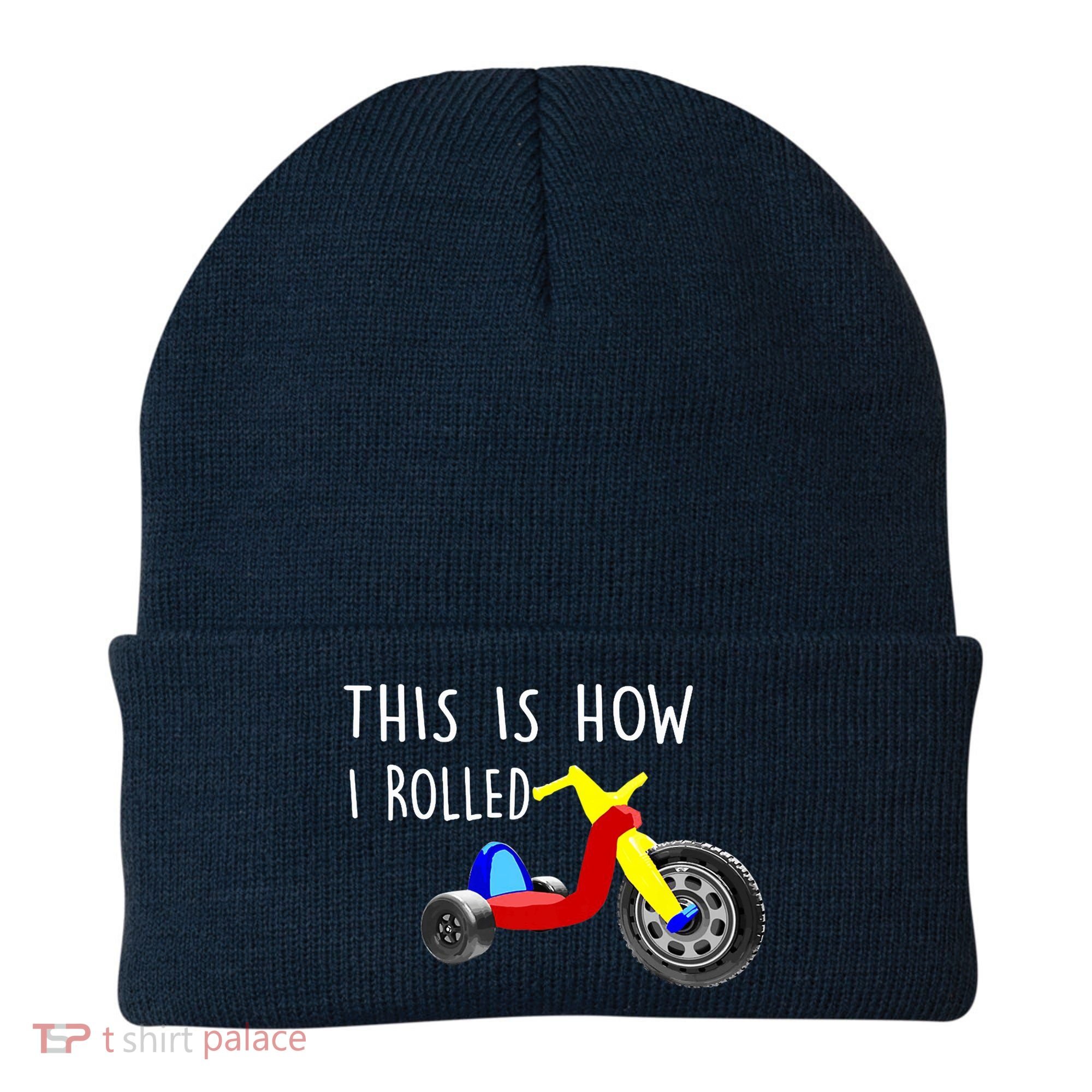 Nostalgic Big Tricycle Wheel This Is How I Rolled 70s 80s Premium Beanie