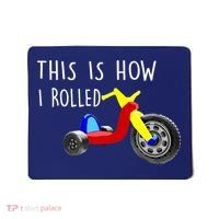 Nostalgic Big Tricycle Wheel This Is How I Rolled 70s 80s Premium Mousepad thumb 0