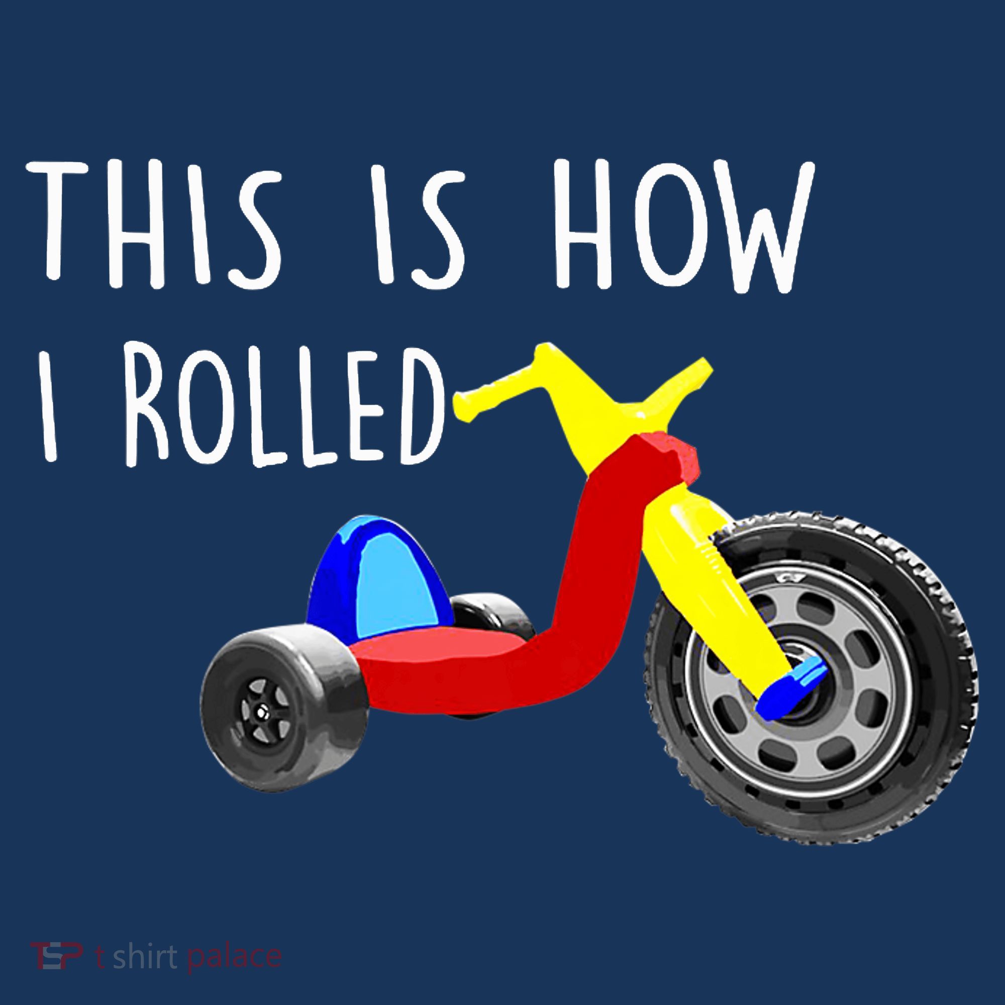 Nostalgic Big Tricycle Wheel This Is How I Rolled 70s 80s Premium Women's Tank Top