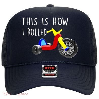 Nostalgic Big Tricycle Wheel This Is How I Rolled 70s 80s Premium Hat