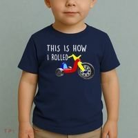 Nostalgic Big Tricycle Wheel This Is How I Rolled 70s 80s Premium Toddler T-Shirt thumb 2
