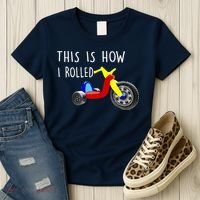 Nostalgic Big Tricycle Wheel This Is How I Rolled 70s 80s Premium Women's T-Shirt thumb 3