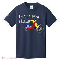 Nostalgic Big Tricycle Wheel This Is How I Rolled 70s 80s Premium Kids T-Shirt thumb 0
