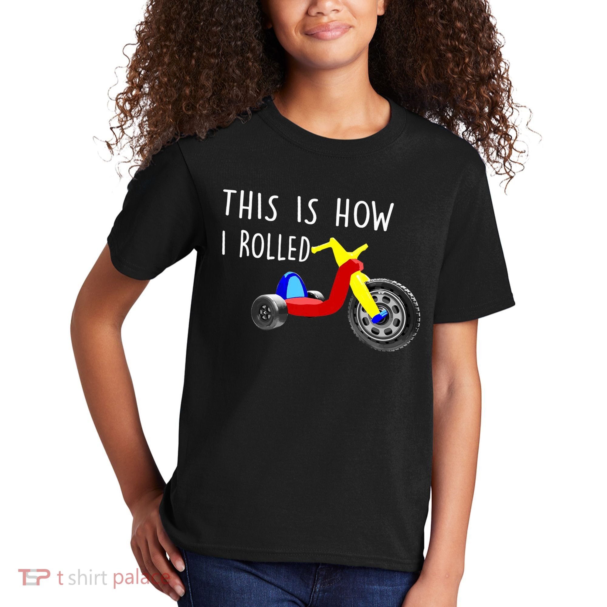 Nostalgic Big Tricycle Wheel This Is How I Rolled 70s 80s Premium Kids T-Shirt