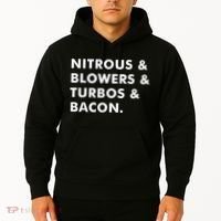 Nitrous & Blowers & Turbos & Bacon Hoodie thumb 2