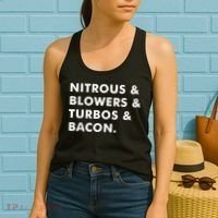 Nitrous & Blowers & Turbos & Bacon Women's Tank Top thumb 2