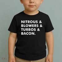 Nitrous & Blowers & Turbos & Bacon Toddler T-Shirt thumb 2