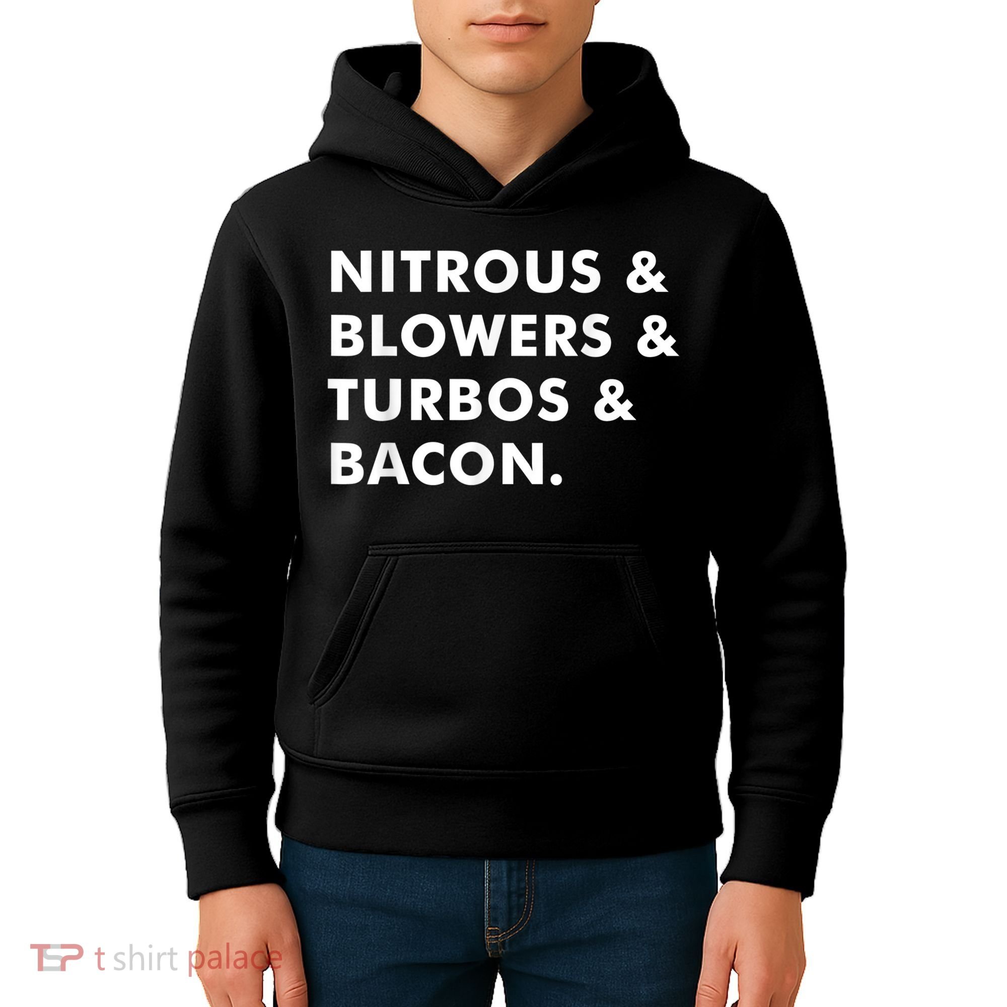 Nitrous & Blowers & Turbos & Bacon Kids Hoodie