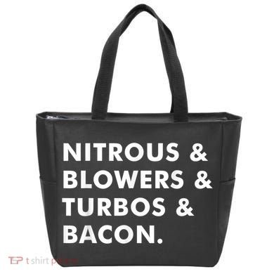 Nitrous & Blowers & Turbos & Bacon Tote Bag