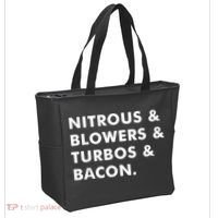 Nitrous & Blowers & Turbos & Bacon Tote Bag thumb 2