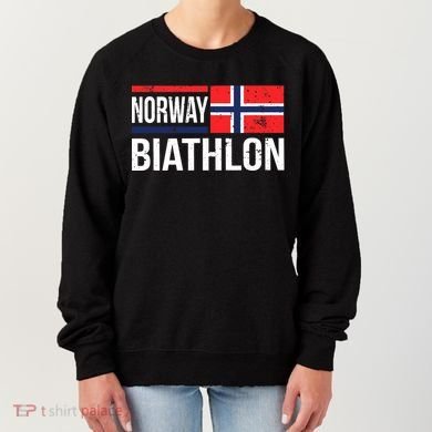 Norway Biathlon Target Skiing Shooting Competition Biathlete Women's Sweatshirt