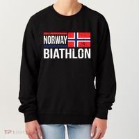Norway Biathlon Target Skiing Shooting Competition Biathlete Women's Sweatshirt thumb 0