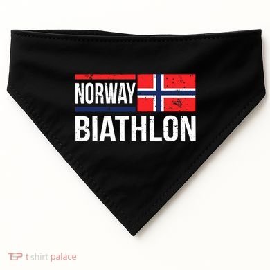 Norway Biathlon Target Skiing Shooting Competition Biathlete USA-Made Doggie Bandana