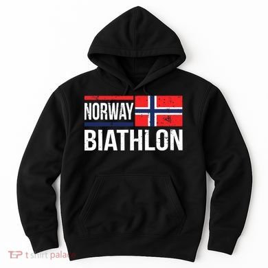 Norway Biathlon Target Skiing Shooting Competition Biathlete Hoodie