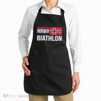 Norway Biathlon Target Skiing Shooting Competition Biathlete Apron thumb 2