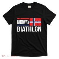 Norway Biathlon Target Skiing Shooting Competition Biathlete T-Shirt thumb 0