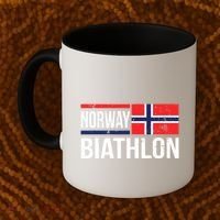 Norway Biathlon Target Skiing Shooting Competition Biathlete Coffee Mug thumb 2