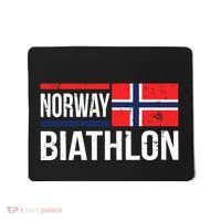 Norway Biathlon Target Skiing Shooting Competition Biathlete Mousepad thumb 0