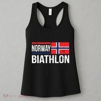 Norway Biathlon Target Skiing Shooting Competition Biathlete Women's Tank Top thumb 3