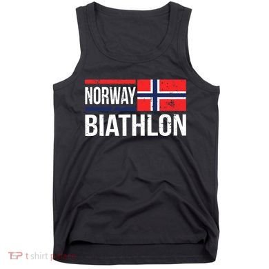 Norway Biathlon Target Skiing Shooting Competition Biathlete Tank Top