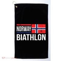 Norway Biathlon Target Skiing Shooting Competition Biathlete Golf Towel thumb 0