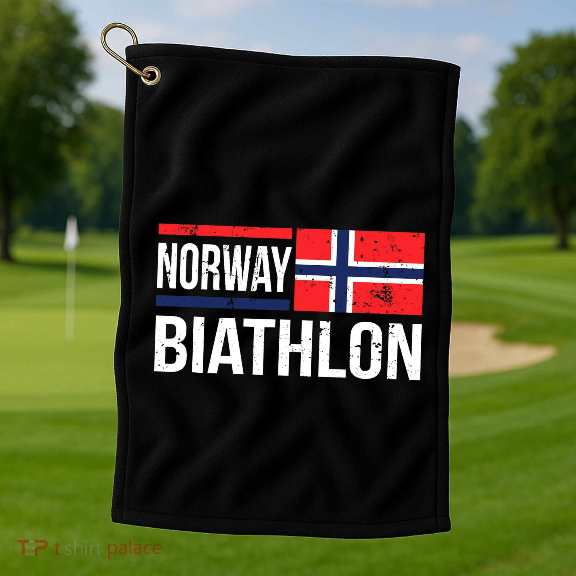 Norway Biathlon Target Skiing Shooting Competition Biathlete Golf Towel