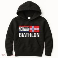 Norway Biathlon Target Skiing Shooting Competition Biathlete Kids Hoodie thumb 0