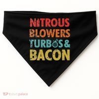 Nitrous Blowers Turbos And Bacon USA-Made Doggie Bandana thumb 0
