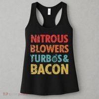 Nitrous Blowers Turbos And Bacon Women's Tank Top thumb 3