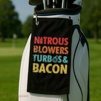 Nitrous Blowers Turbos And Bacon Golf Towel thumb 2